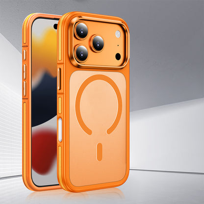 iPhone 17 Pro Max Kılıf M-safe Şarj Özellikli Mat Görünümlü Wlons Vevo Kapak