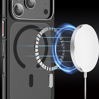 iPhone 17 Pro Max Kılıf M-safe Şarj Özellikli Mat Görünümlü Wlons Vevo Kapak