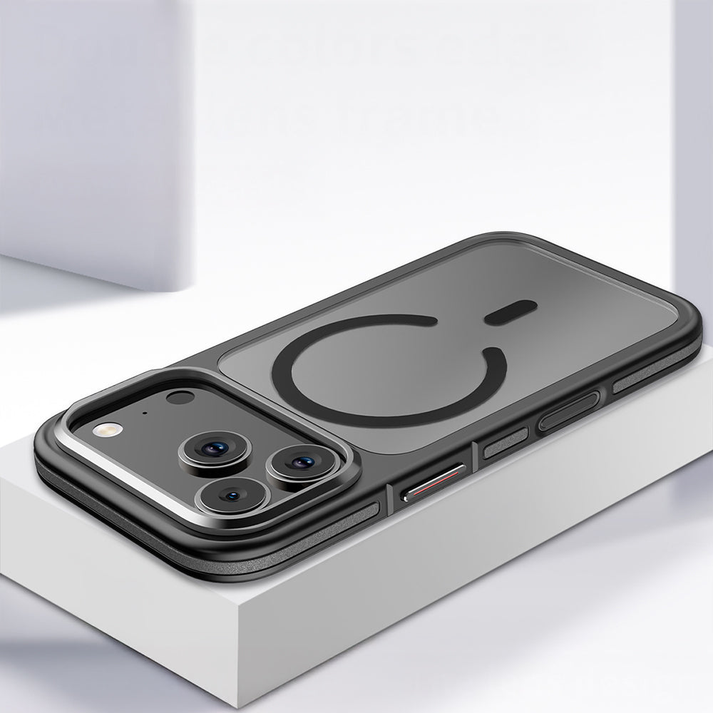 iPhone 17 Pro Max Kılıf M-safe Şarj Özellikli Mat Görünümlü Wlons Vevo Kapak