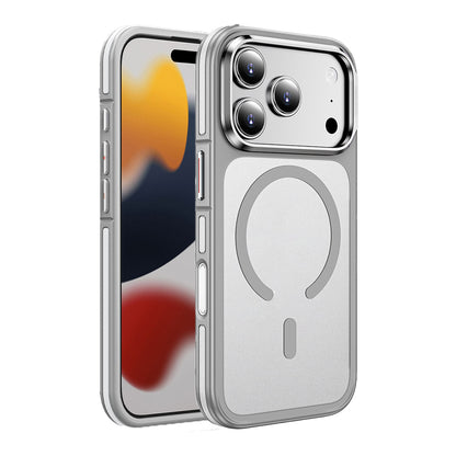 iPhone 17 Pro Max Kılıf M-safe Şarj Özellikli Mat Görünümlü Wlons Vevo Kapak
