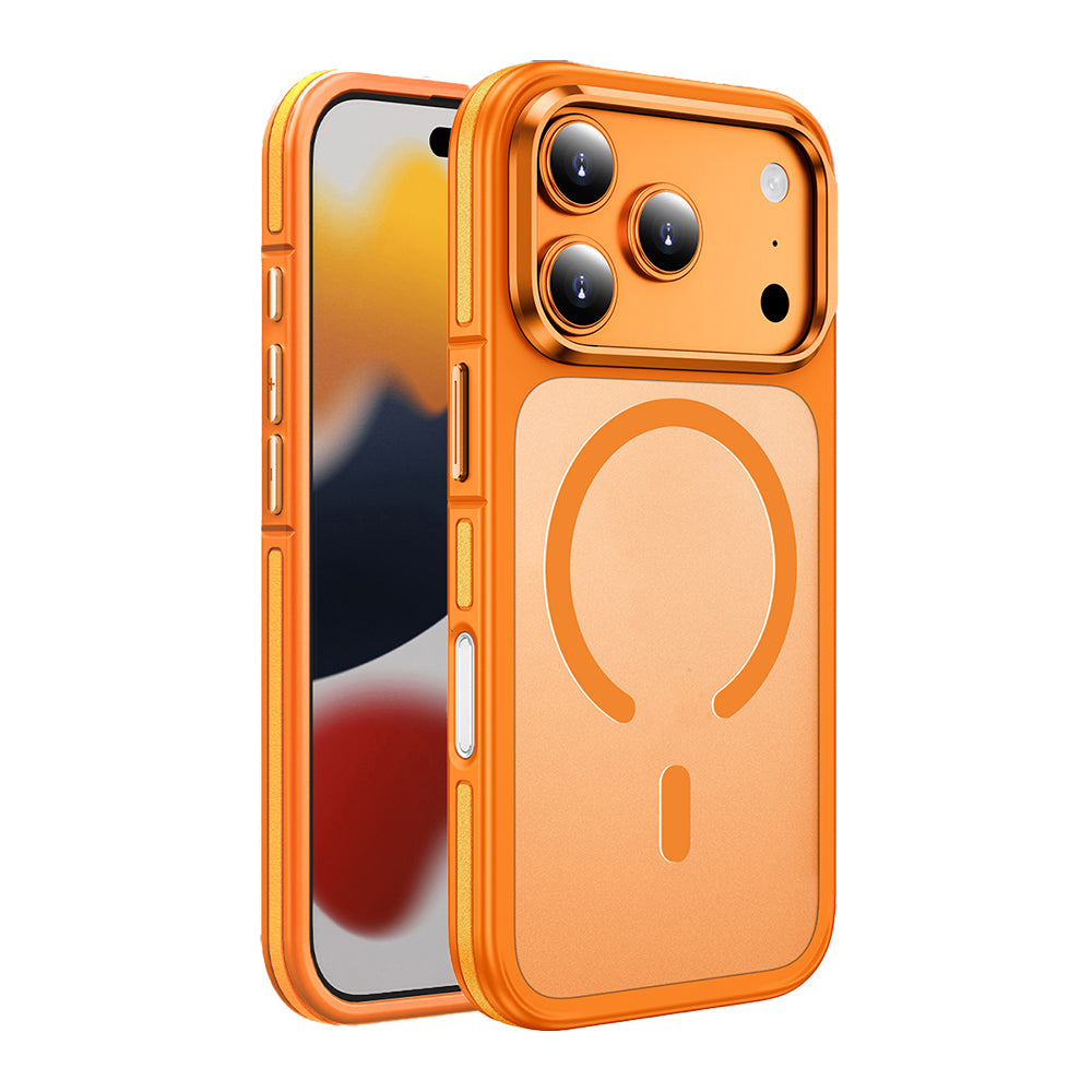 iPhone 17 Pro Max Kılıf M-safe Şarj Özellikli Mat Görünümlü Wlons Vevo Kapak