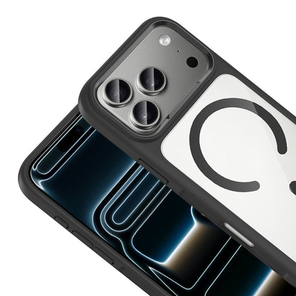 Apple iPhone 17 Pro Max Kılıf M-Safe Şarj Özellikli Metal Kamera Çerçeveli Zore Tiko Kapak