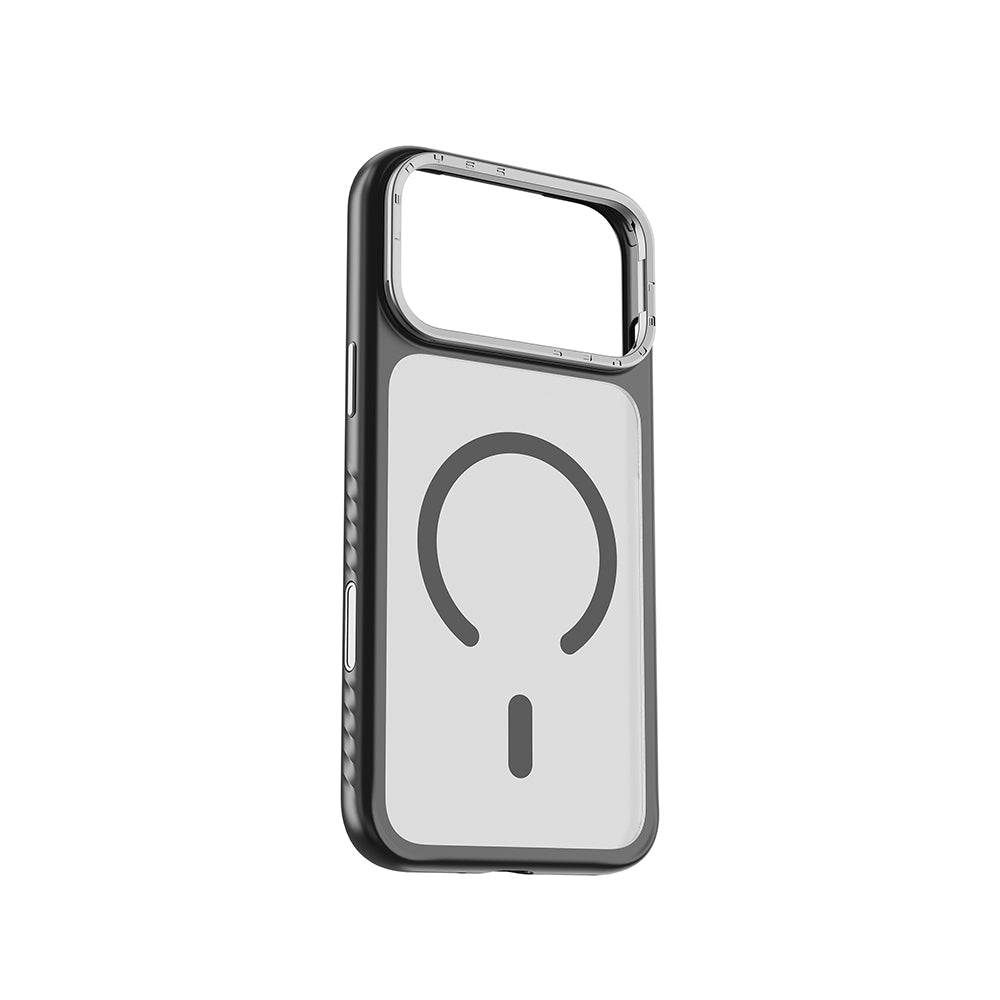 iPhone 17 Pro Max Kılıf M-safe Şarj Özellikli Metal Kamera Standlı Lenyes CK226 PC Kapak