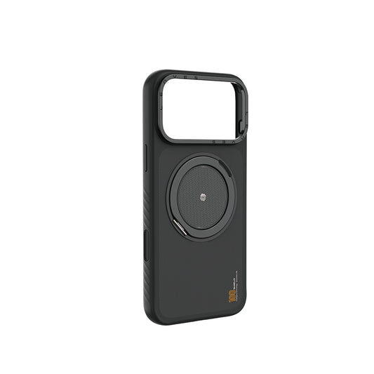 Apple iPhone 17 Pro Max Kılıf M-safe Şarj Özellikli Metal Standlı Lenyes CK225 Kapak