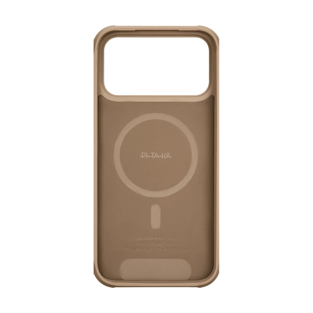 iPhone 17 Pro Max Kılıf M-safe Şarj Özellikli Pitaka Tactile Woven Sunset-Moonrise Aramid Pro Guard Serisi Kapak