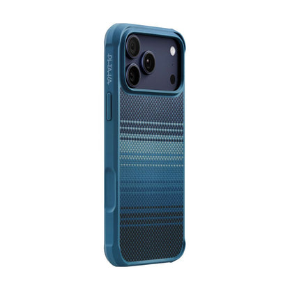 iPhone 17 Pro Max Kılıf M-safe Şarj Özellikli Pitaka Tactile Woven Sunset-Moonrise Aramid Pro Guard Serisi Kapak