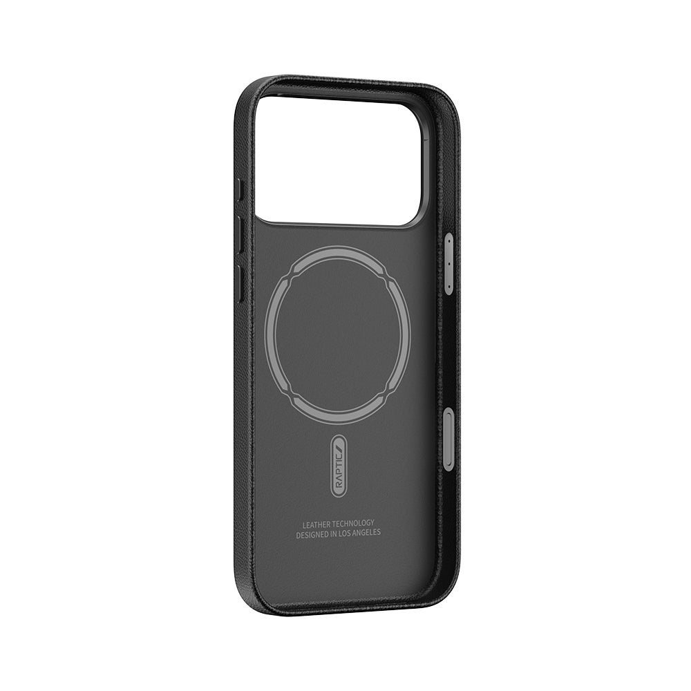 iPhone 17 Pro Max Kılıf M-Safe Şarj Özellikli Polimerik Deri Raptic Urban Nano Kapak