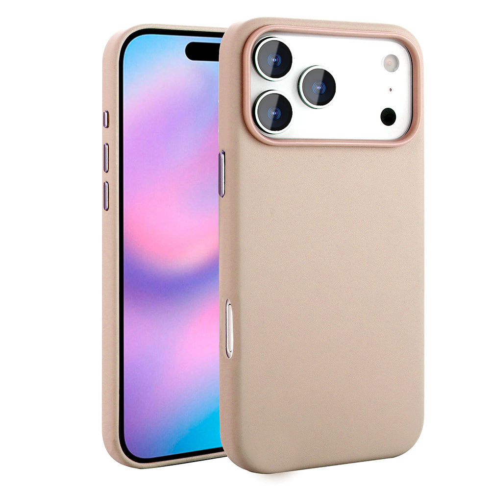 Apple iPhone 17 Pro Max Kılıf M-safe Şarj Özellikli PU Deri Görünümlü Zore Kupra Kapak