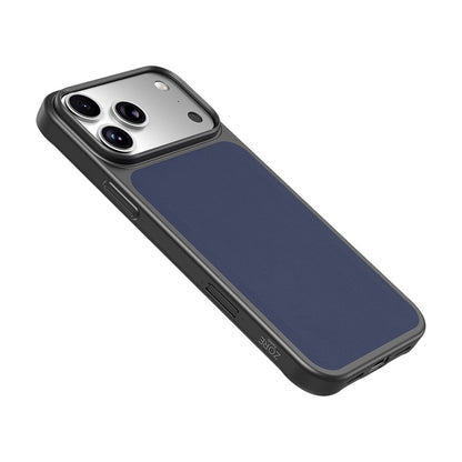 Apple iPhone 17 Pro Max Kılıf M-Safe Şarj Özellikli PU Zore Paris Trexo Sert PC Kapak