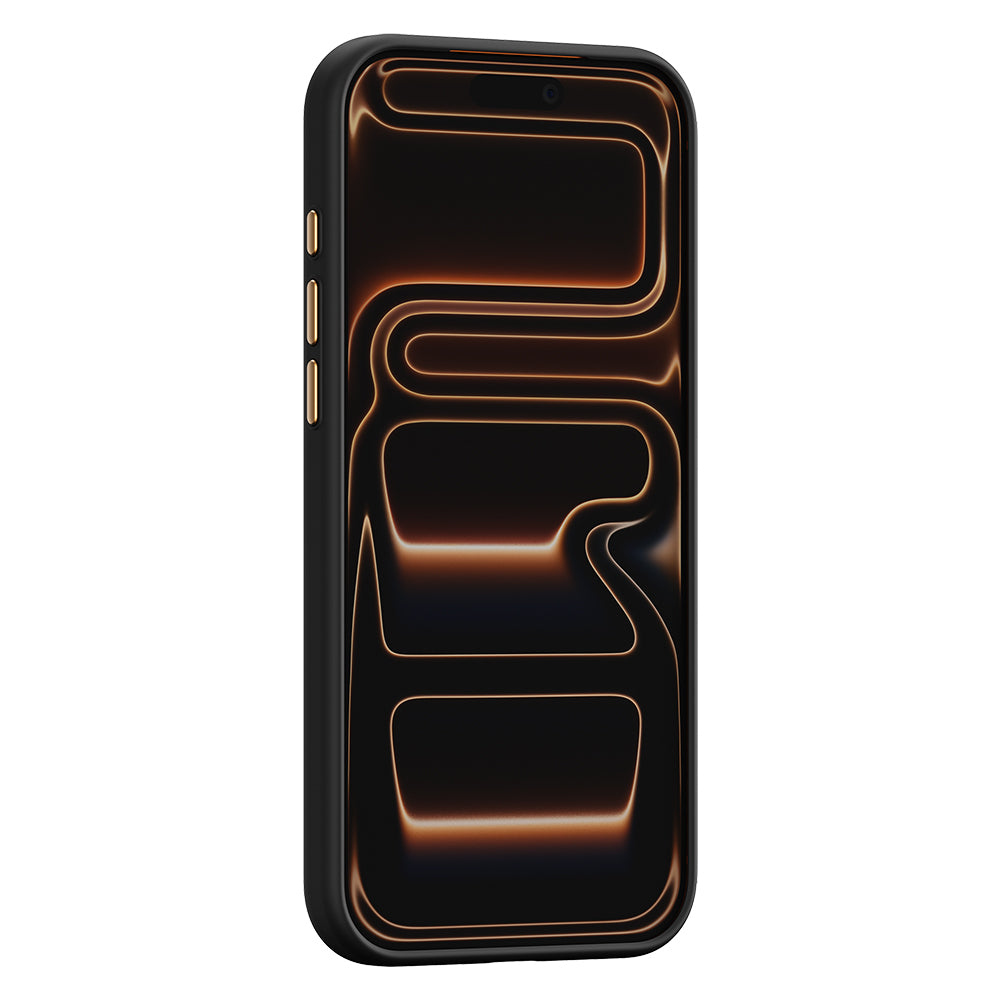 Apple iPhone 17 Pro Max Kılıf M-safe Şarj Özellikli Raptic Aramid Dual Rise Serisi 24 Ayar Altın Kaplamalı Kapak