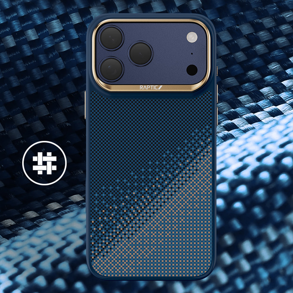 Apple iPhone 17 Pro Max Kılıf M-safe Şarj Özellikli Raptic Aramid Dual Serenity Serisi Kapak