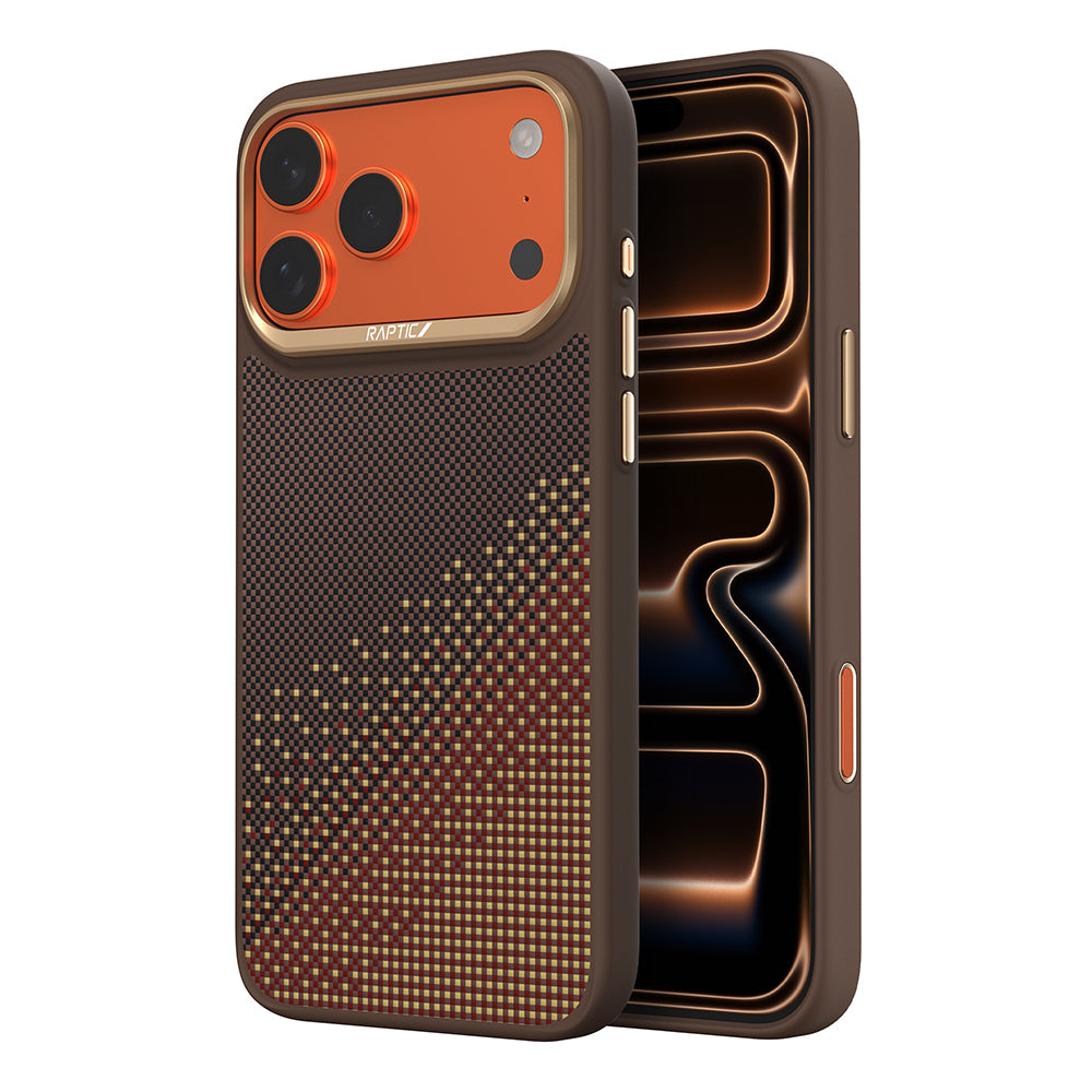 Apple iPhone 17 Pro Max Kılıf M-safe Şarj Özellikli Raptic Aramid Dual Serenity Serisi Kapak