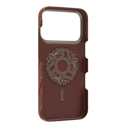iPhone 17 Pro Max Kılıf M-safe Şarj Özellikli Raptic Aramid Skin Bionic Serisi Kapak