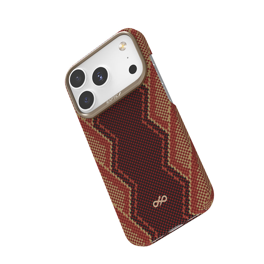 iPhone 17 Pro Max Kılıf M-safe Şarj Özellikli Raptic Aramid Skin Bionic Serisi Kapak