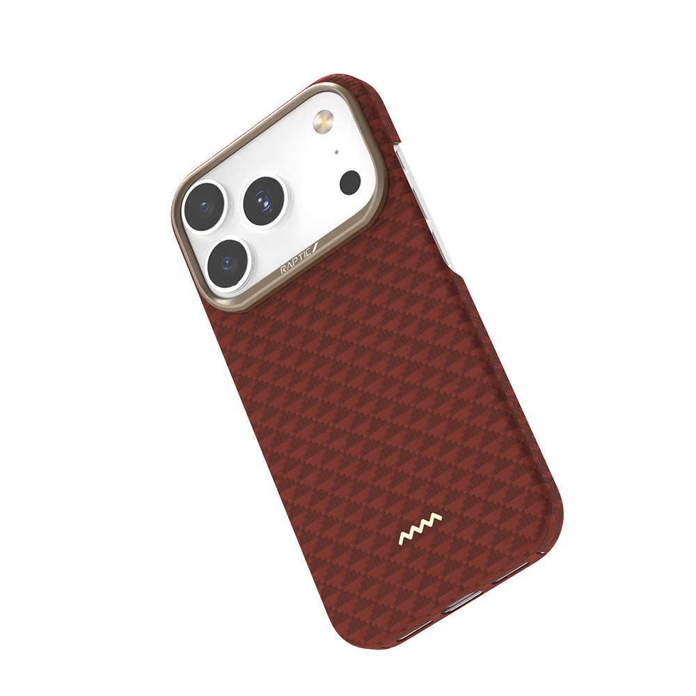 iPhone 17 Pro Max Kılıf M-safe Şarj Özellikli Raptic Aramid Skin Origin Serisi Kapak