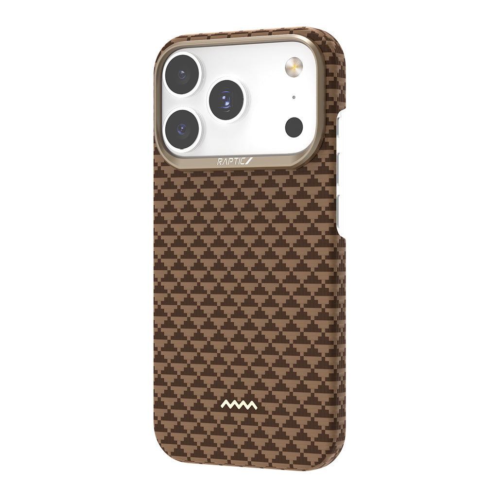 iPhone 17 Pro Max Kılıf M-safe Şarj Özellikli Raptic Aramid Skin Origin Serisi Kapak