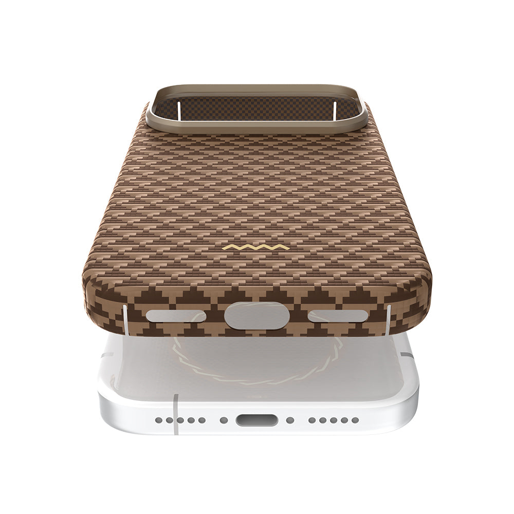 iPhone 17 Pro Max Kılıf M-safe Şarj Özellikli Raptic Aramid Skin Origin Serisi Kapak