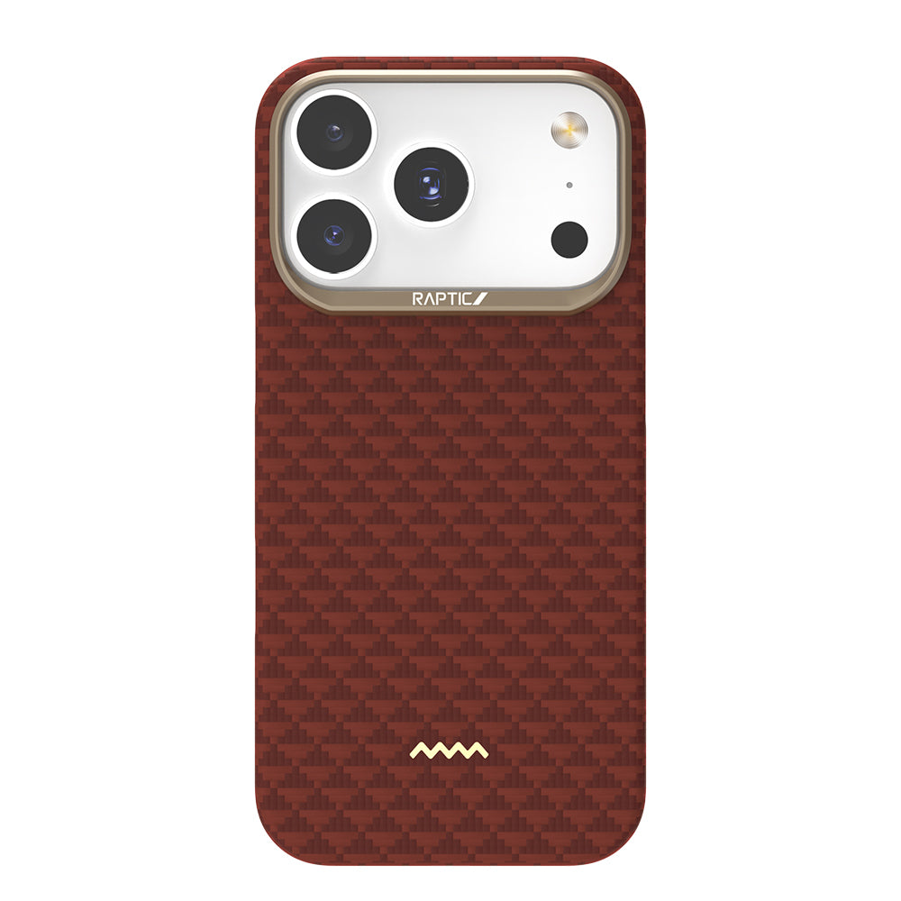 iPhone 17 Pro Max Kılıf M-safe Şarj Özellikli Raptic Aramid Skin Origin Serisi Kapak