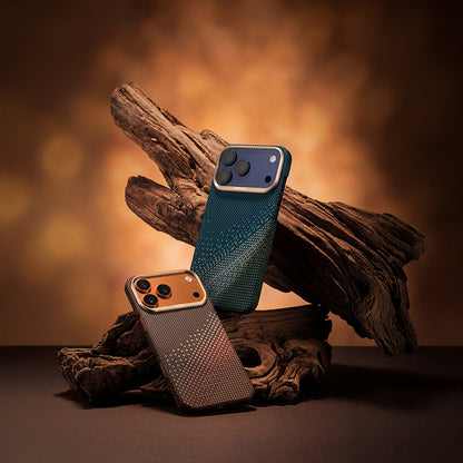 Apple iPhone 17 Pro Max Kılıf M-safe Şarj Özellikli Raptic Aramid Skin Serenity Serisi Kapak