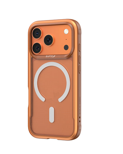 iPhone 17 Pro Max Kılıf M-safe Şarj Özellikli Raptic Shield Classic Serisi Şeffaf Arka Yüzey C-Magnet Kapak