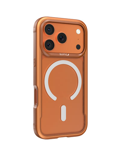 iPhone 17 Pro Max Kılıf M-safe Şarj Özellikli Raptic Shield Classic Serisi Şeffaf Arka Yüzey C-Magnet Kapak