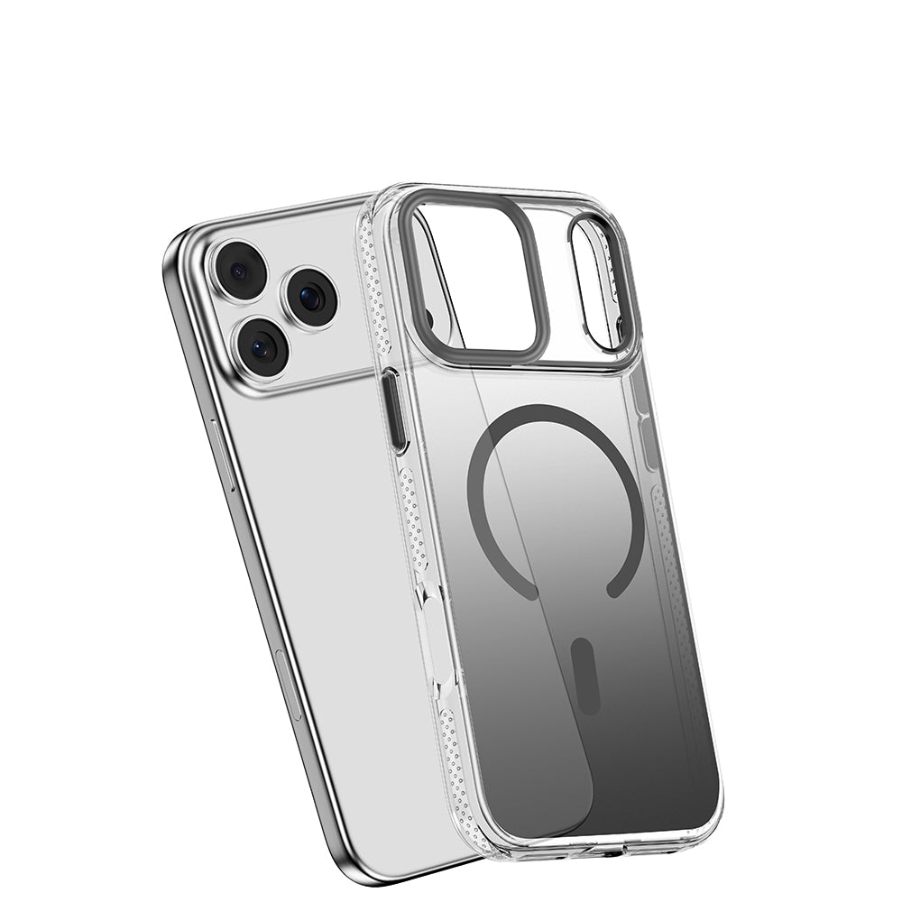 iPhone 17 Pro Max Kılıf M-safe Şarj Özellikli Sararmaya Karşı Dayanıklı Mutural Icesense Serisi Kapak