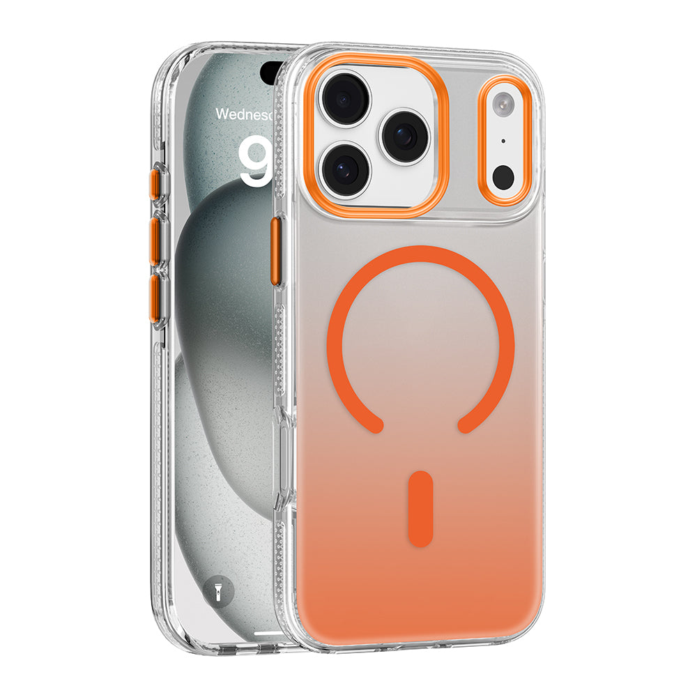 iPhone 17 Pro Max Kılıf M-safe Şarj Özellikli Sararmaya Karşı Dayanıklı Mutural Icesense Serisi Kapak