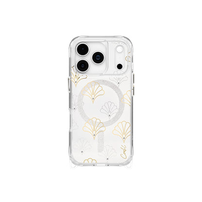 iPhone 17 Pro Max Kılıf M-safe Şarj Özellikli Şeffaf Desenli Arka Yüzey Coehl Maree Kapak