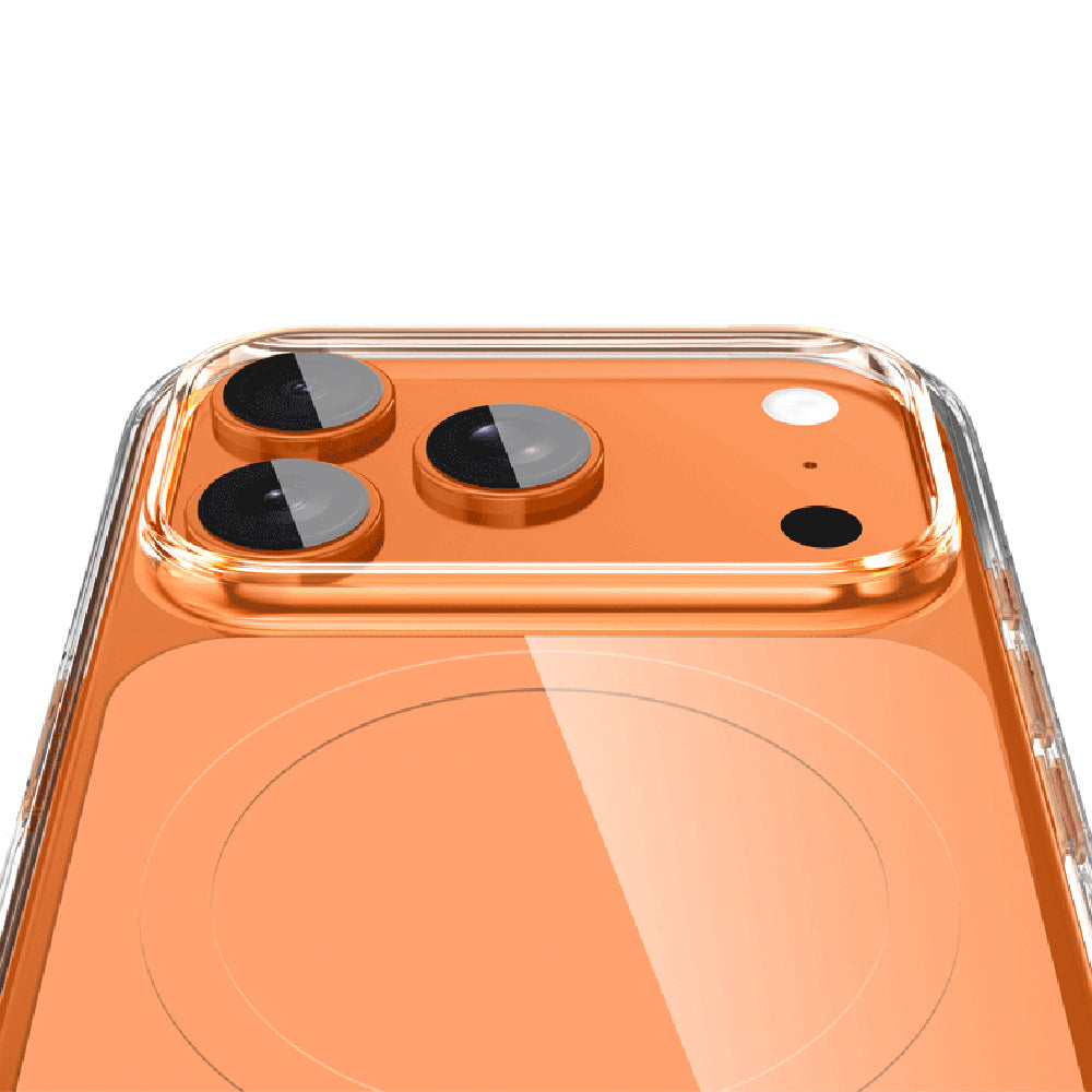 iPhone 17 Pro Max Kılıf M-safe Şarj Özellikli Şeffaf Tasarımlı Wlons Apel Kapak