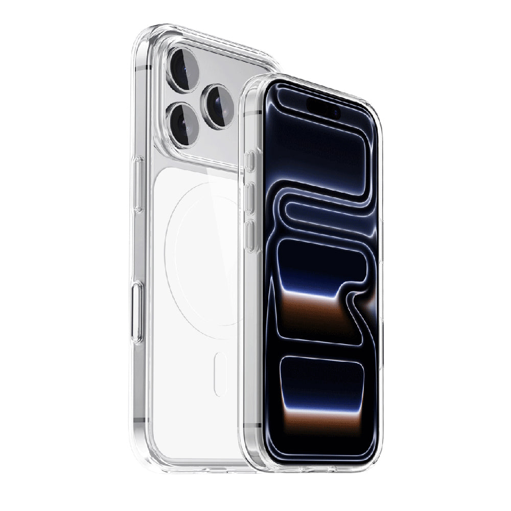 iPhone 17 Pro Max Kılıf M-safe Şarj Özellikli Şeffaf Tasarımlı Wlons Apel Kapak