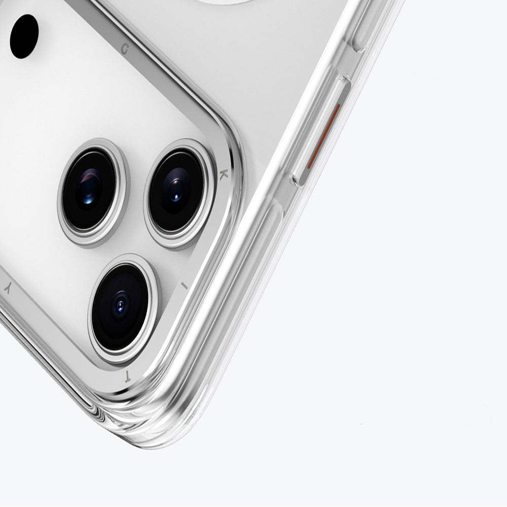 iPhone 17 Pro Max Kılıf M-safe Şarj Özellikli Şeffaf Youngkit Crystal Shield Serisi Kapak