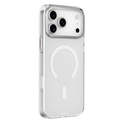 iPhone 17 Pro Max Kılıf M-safe Şarj Özellikli Şeffaf Youngkit Crystal Shield Serisi Kapak