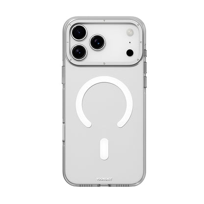 iPhone 17 Pro Max Kılıf M-safe Şarj Özellikli Şeffaf Youngkit Crystal Shield Serisi Kapak