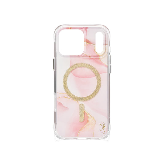 iPhone 17 Pro Max Kılıf M-safe Şarj Özellikli Simli Magnetik Coehl Aeris Kapak