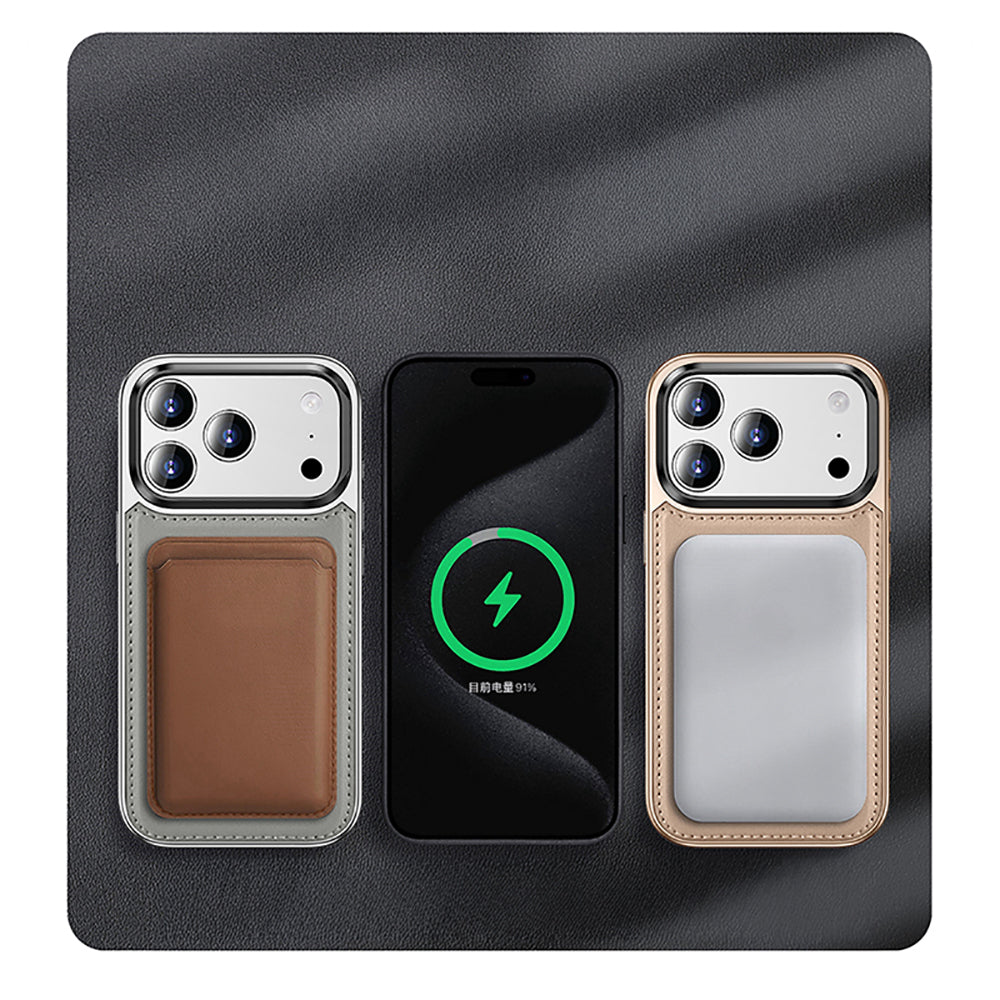 iPhone 17 Pro Max Kılıf M-safe Şarj Özellikli Standlı Leto Kapak