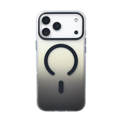 Apple iPhone 17 Pro Max Kılıf M-safe Şarj Özellikli Transparan Renk Geçişli Zore Toros Kapak
