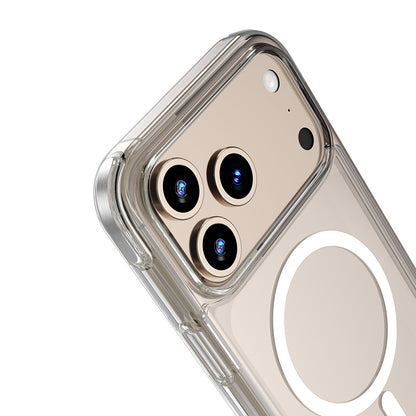 iPhone 17 Pro Max Kılıf M-safe Şarj Özellikli Wiwu MCC-702 Titanyum Pro Serisi Sert PC Kapak