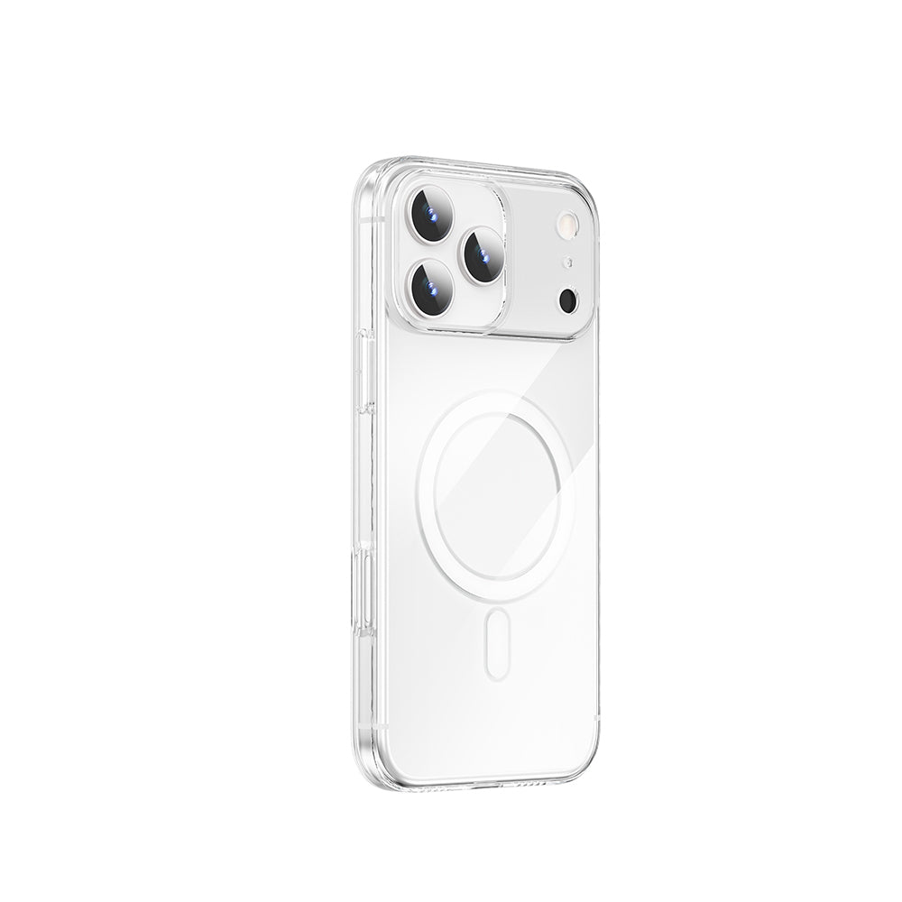 iPhone 17 Pro Max Kılıf M-safe Şarj Özellikli Wiwu YXK-207 Invisible Pro Sert PC Kapak