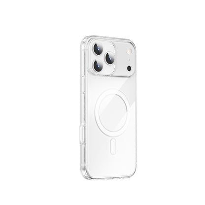 iPhone 17 Pro Max Kılıf M-safe Şarj Özellikli Wiwu YXK-207 Invisible Pro Sert PC Kapak
