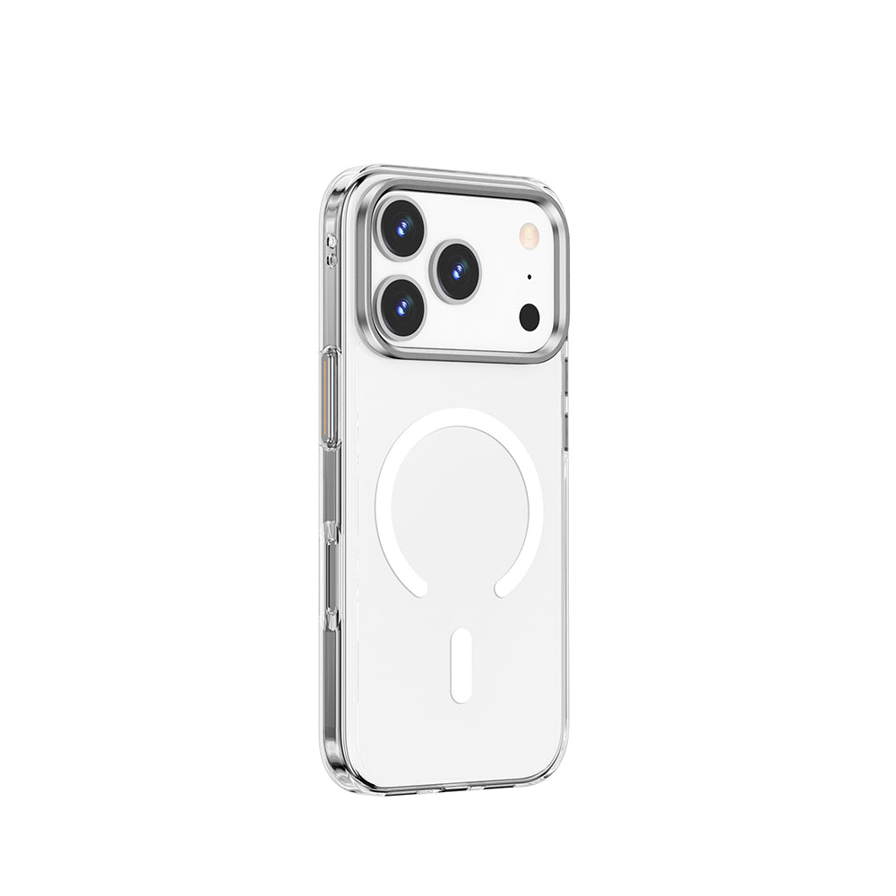 iPhone 17 Pro Max Kılıf M-safe Şarj Özellikli Wiwu YXK-208 Invisible Ultra Sert PC Kapak