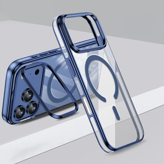 iPhone 17 Pro Max Kılıf M-safe Şarj Özellikli Wlons Standlı Efsane Kapak