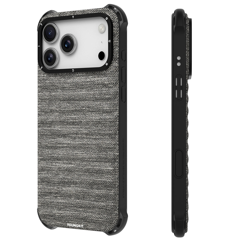 iPhone 17 Pro Max Kılıf M-safe Şarj Özellikli Youngkit Canvas Serisi Kapak