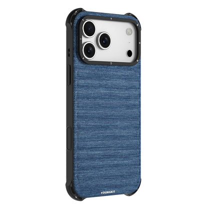 iPhone 17 Pro Max Kılıf M-safe Şarj Özellikli Youngkit Canvas Serisi Kapak
