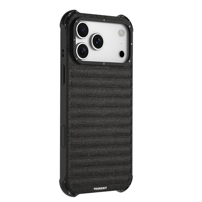 iPhone 17 Pro Max Kılıf M-safe Şarj Özellikli Youngkit Canvas Serisi Kapak