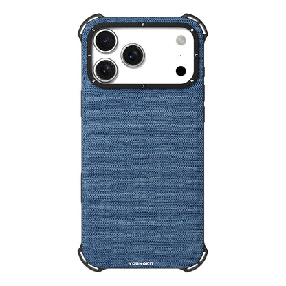 iPhone 17 Pro Max Kılıf M-safe Şarj Özellikli Youngkit Canvas Serisi Kapak