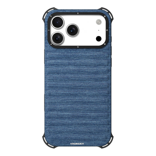 iPhone 17 Pro Max Kılıf M-safe Şarj Özellikli Youngkit Canvas Serisi Kapak