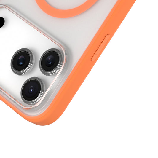 iPhone 17 Pro Max Kılıf M-safe Şarj Özellikli Youngkit Clear Serisi Kapak