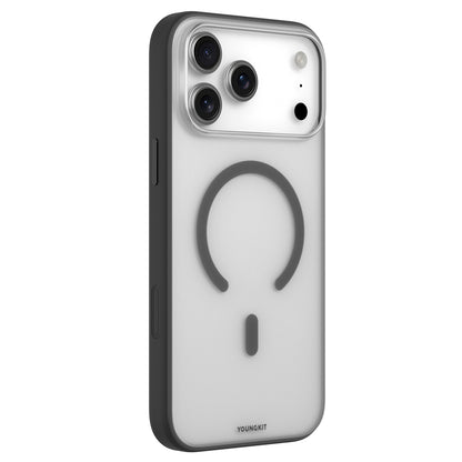 iPhone 17 Pro Max Kılıf M-safe Şarj Özellikli Youngkit Clear Serisi Kapak