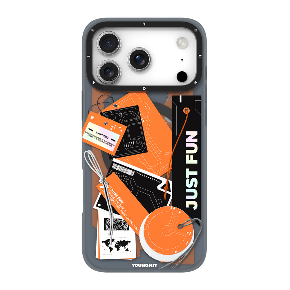 iPhone 17 Pro Max Kılıf M-Safe Şarj Özellikli Youngkit Different Dimension Serisi Kapak