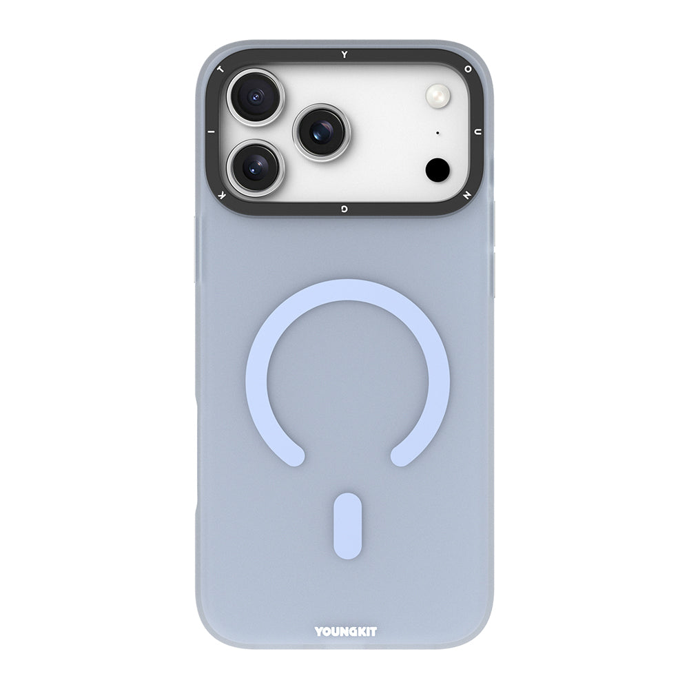 iPhone 17 Pro Max Kılıf M-safe Şarj Özellikli Youngkit Hidden Sand Serisi Kapak